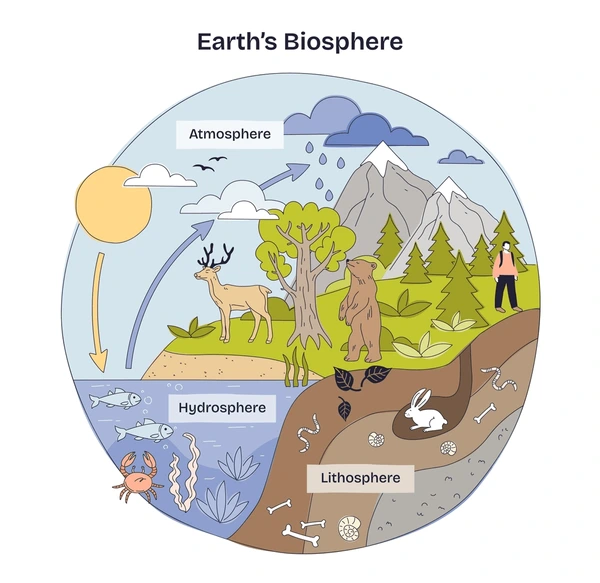 Visual representation of light, sound, and habit environment layers